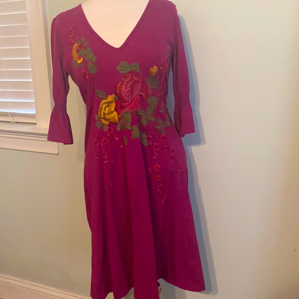 JW Los Angeles Embroidered Dress